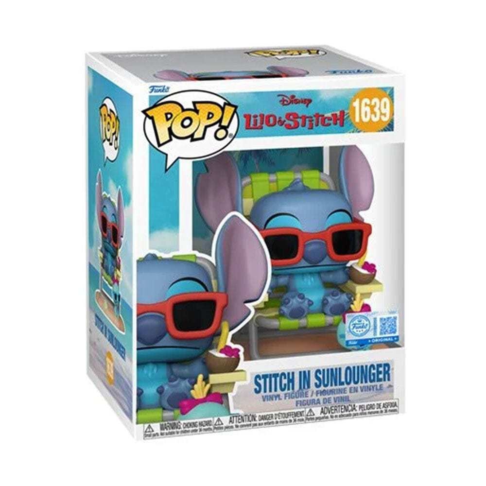 Pop Premium: Lilo & Stitch Stitch In Sunlounger