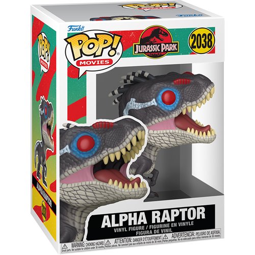 Pop Movies: Jurassic Park Alpha Raptor Vinyl Figure