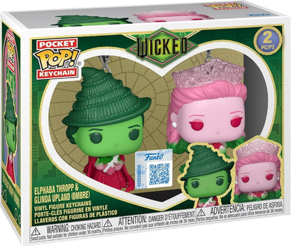 Pop Keychain: Wicked 2 Pack Glinda & Elphaba