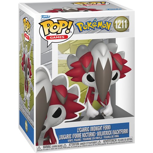 Pop Games: Pokemon Lycanroc (Midnight Form)
