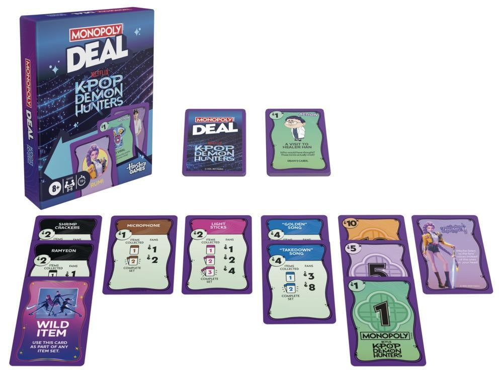 Monopoly Deal: K-Pop Demon Hunters