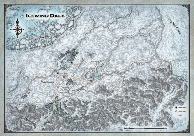 Dungeons & Dragons: Map - Icewind Dale