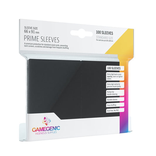 Gamegenic: Prime Sleeves 100 Pack - Black