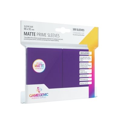 Gamegenic: Matte Prime Sleeves 100 Pack - Purple