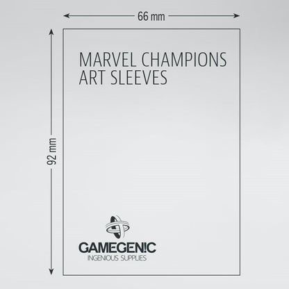 Marvel Champions: Marvel Logo Sleeves 50 Count - Orange