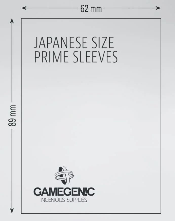 Gamegenic: Prime Japanese Sized Sleeves 60 Count - Purple