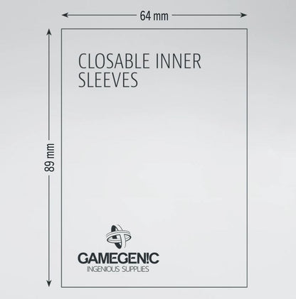 Gamegenic: Closable Inner Sleeves 100 Count