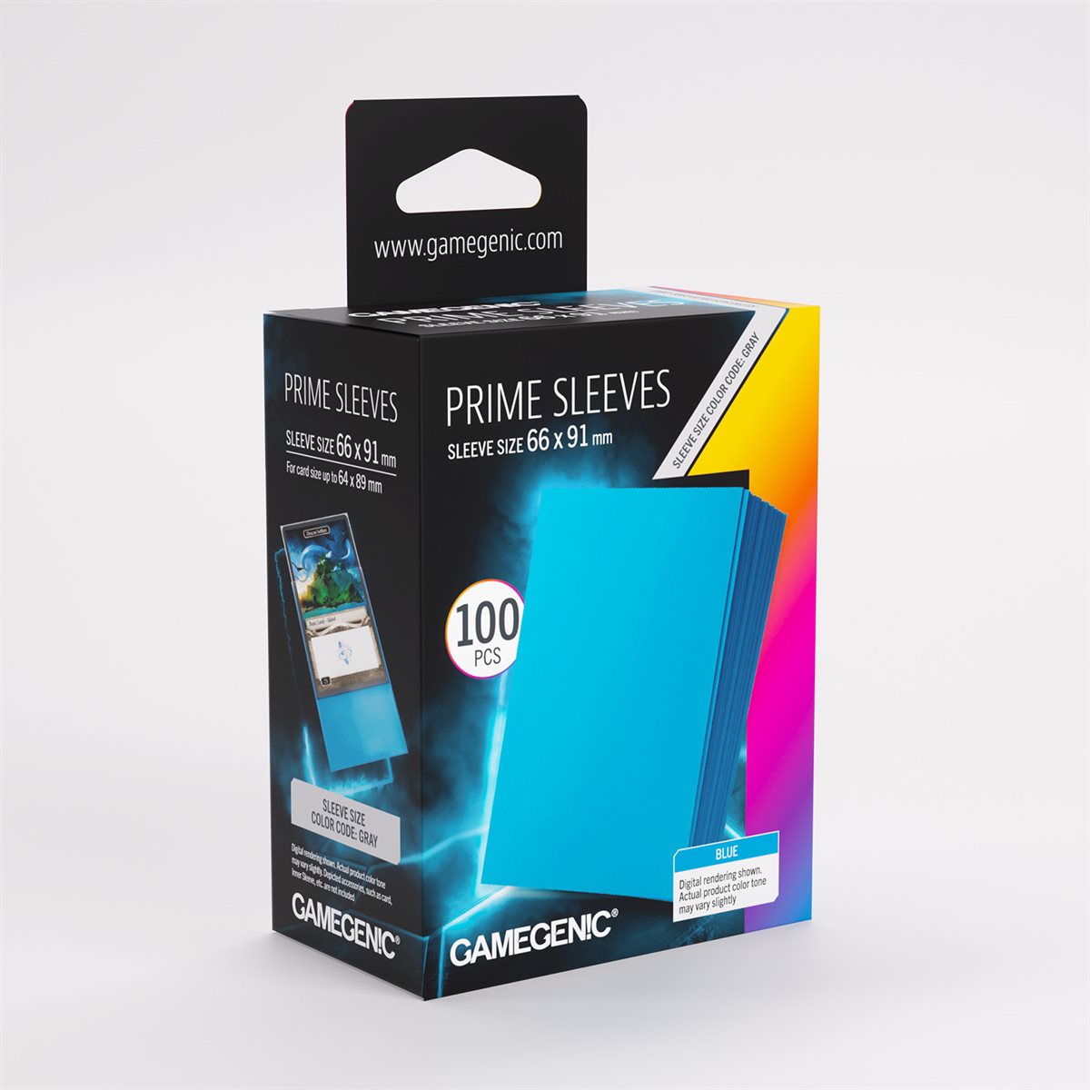 Gamegenic: Prime Sleeves 100 Pack - Blue (Repackaging)