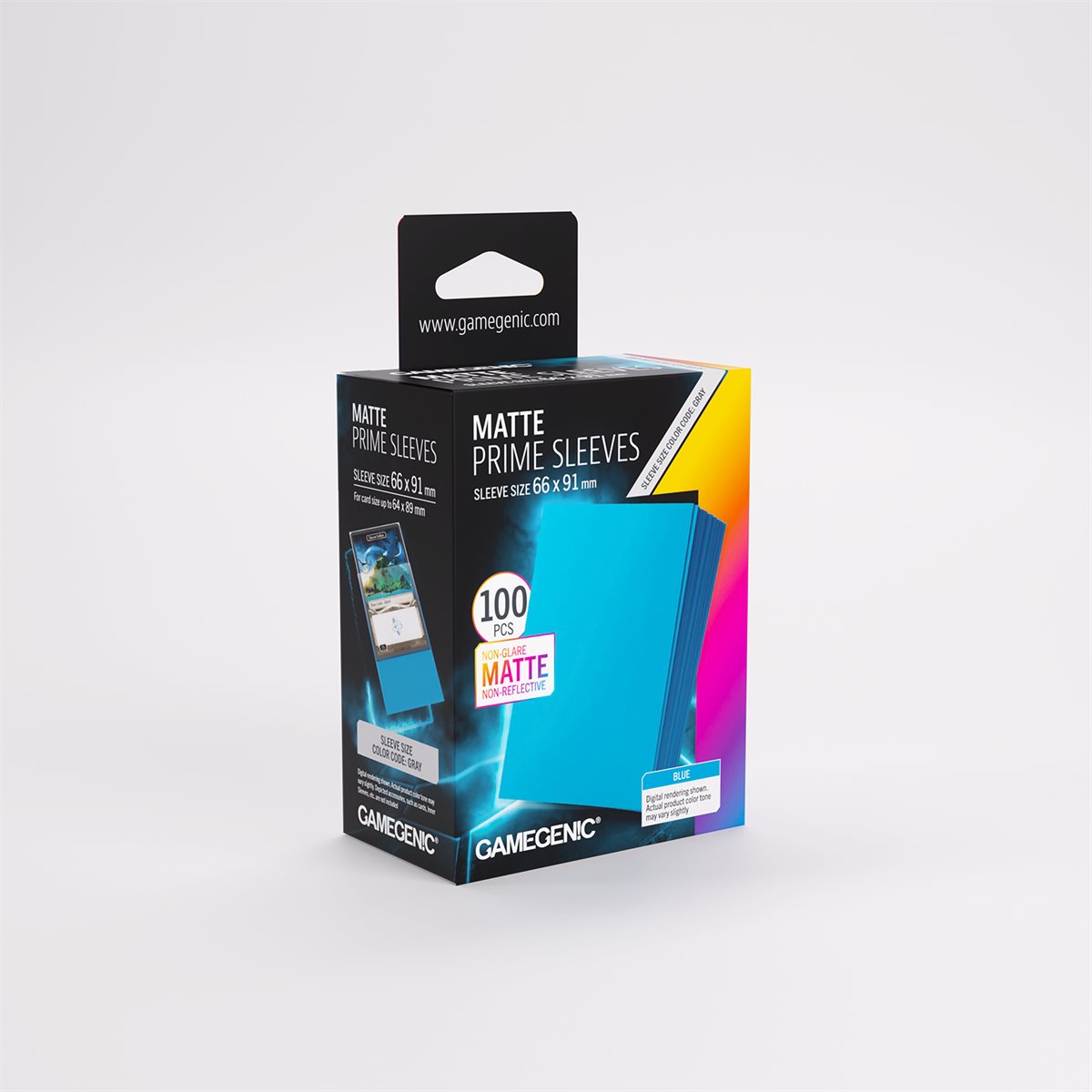 Gamegenic: Matte Prime Sleeves 100 Pack - Blue (Repackaging)
