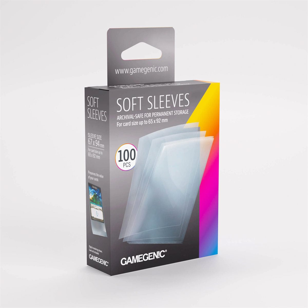 Gamegenic: Board Game Soft Sleeves 100 Count (Repackaging)
