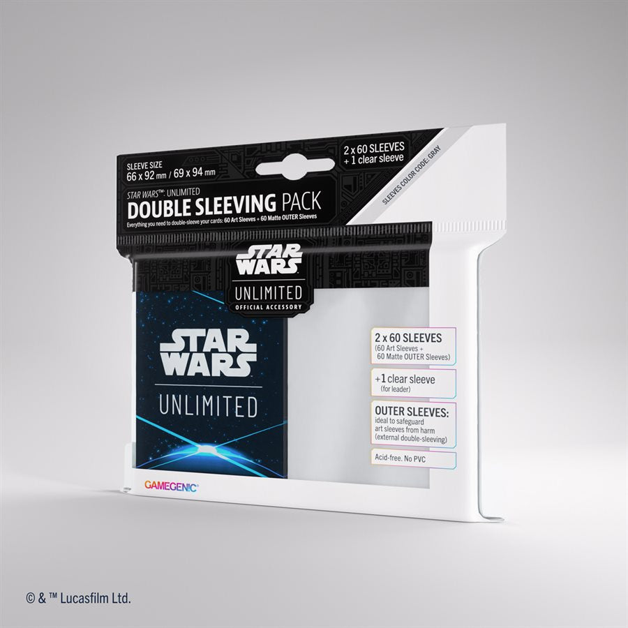 Star Wars Unlimited: Art Sleeves - Double Sleeving Pack: Space Blue