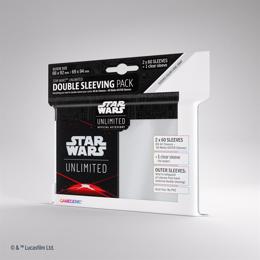 Star Wars Unlimited: Art Sleeves - Double Sleeving Pack: Space Red