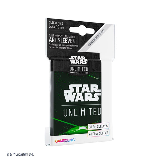 Star Wars Unlimited: Art Sleeves - Card Back Green