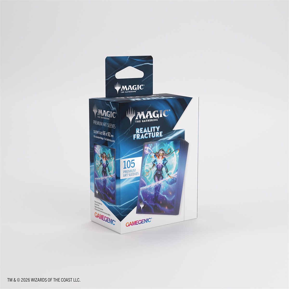 MTG Reality Fracture: Premium Art Sleeves 105 Count - Entrust the Spark