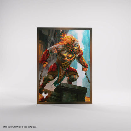 MTG Reality Fracture: Premium Art Sleeves 105 Count - Ajani, Path Of Vengeance