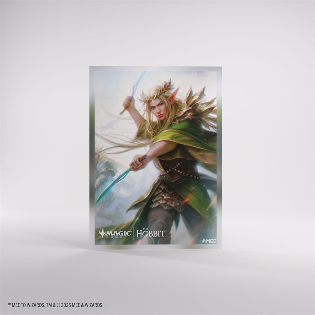 MTG The Hobbit: Premium Art Sleeves 105 Count - Thranduil, Sindarin Liege