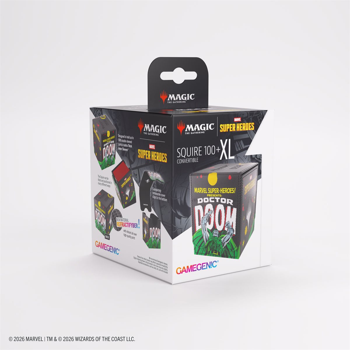 MTG Marvel Super Heroes: Squire XL 100+ Deck Box - Doctor Doom