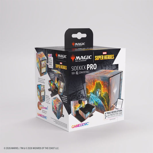 MTG Marvel Super Heroes: Sidekick Pro XL 100+ Deck Box - Doom Reigns Supreme