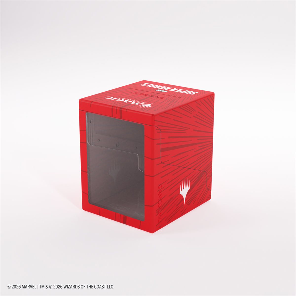 MTG Marvel Super Heroes: Bastion XL 100+ Deck Box - Comic Burst Red