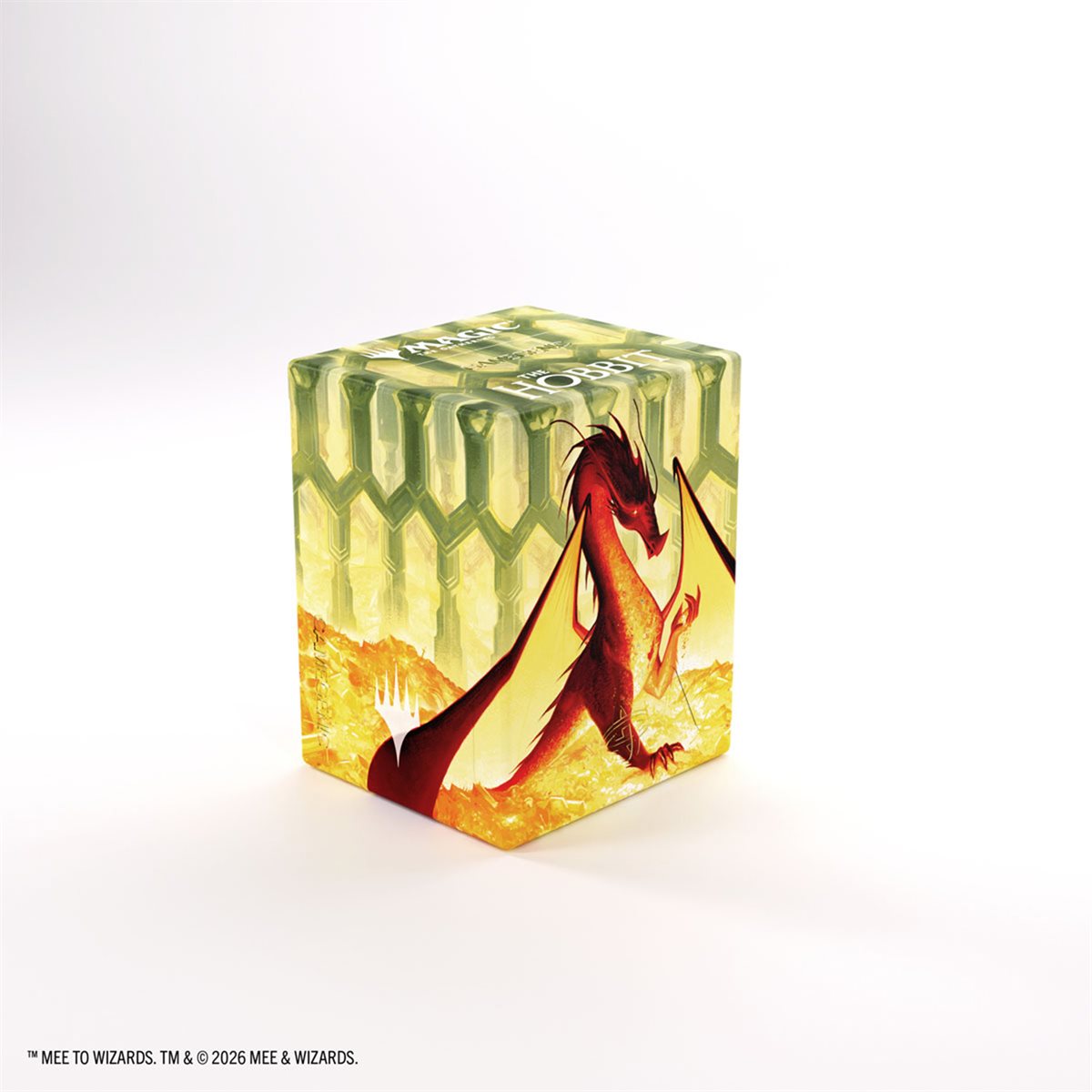 MTG The Hobbit: Deck Box Bastion XL 80 Count - Smaug The Golden