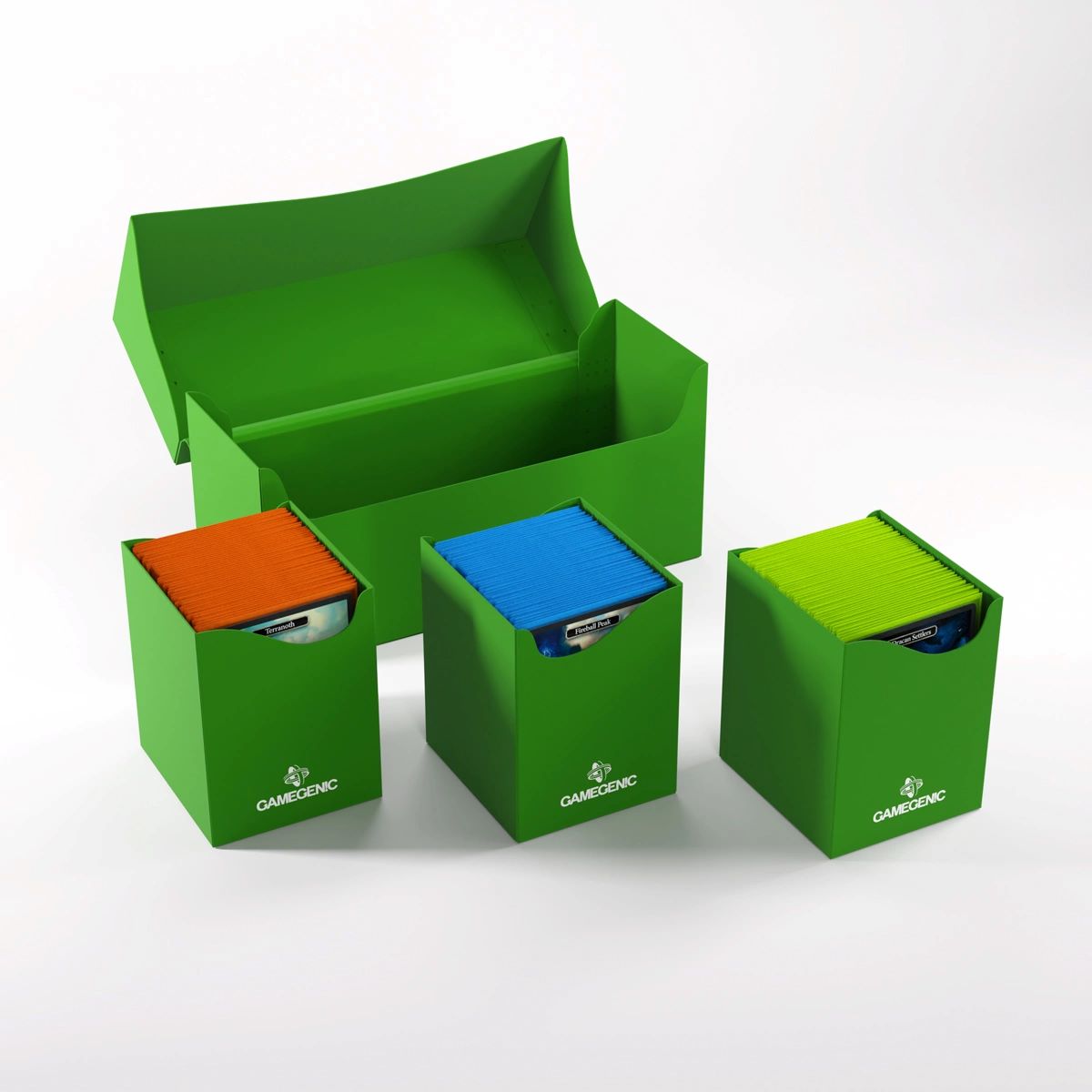 Gamegenic: Triple Deck Holder 300+ - Green