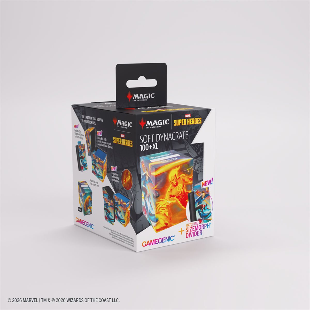 MTG Marvel Super Heroes: Soft Dynacrate XL 100 Deck Box - Fantastic Four