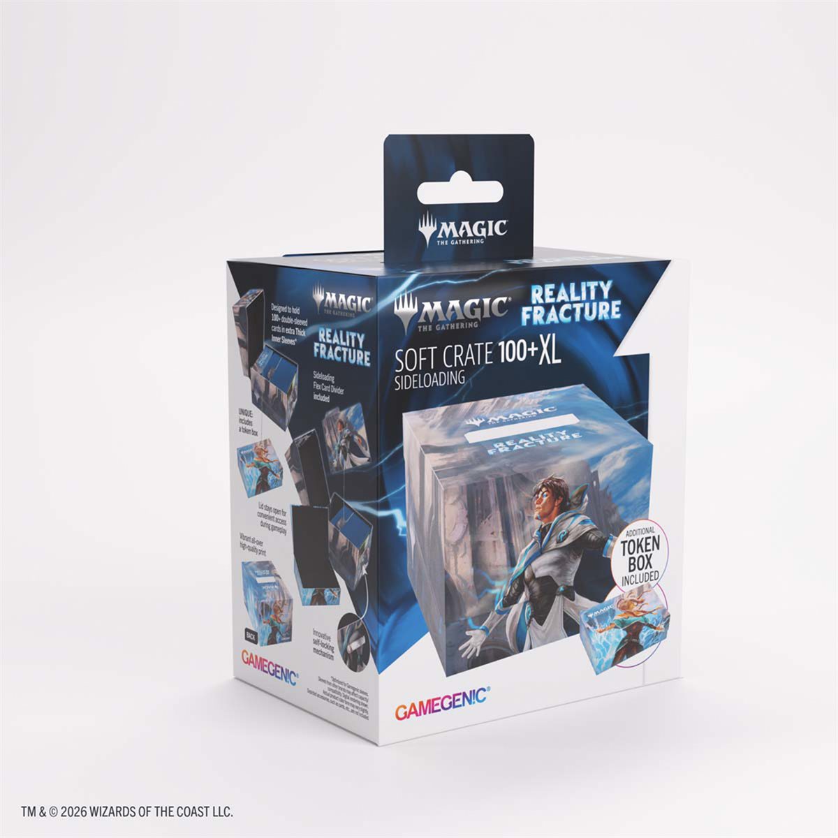 MTG Reality Fracture: Deck Box 100+ - Soft Crate XL Sideloading - Tam Beleren
