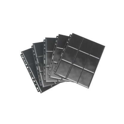 Gamegenic: 18-Pocket Sideloading Pages 10 Count - Black