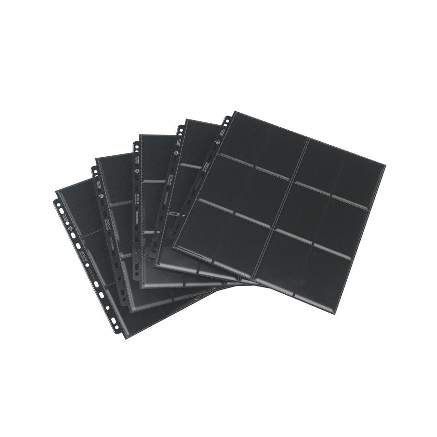 Gamegenic: 24-Pocket Sideloading Pages 10 Count - Black