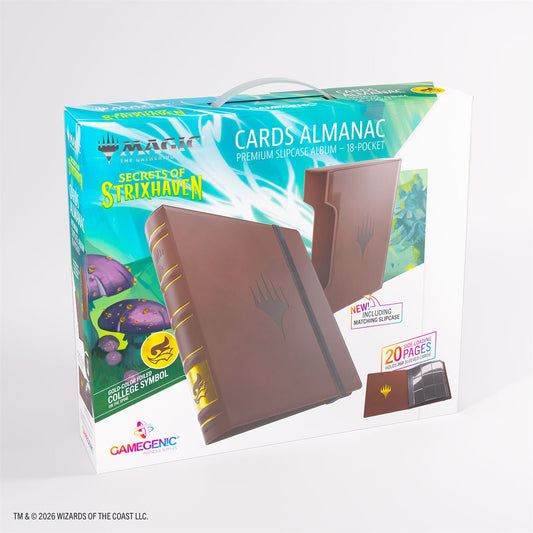 MTG Secrets Of Strixhaven: Slipcase Card Almanac 18 Pocket - Prismari