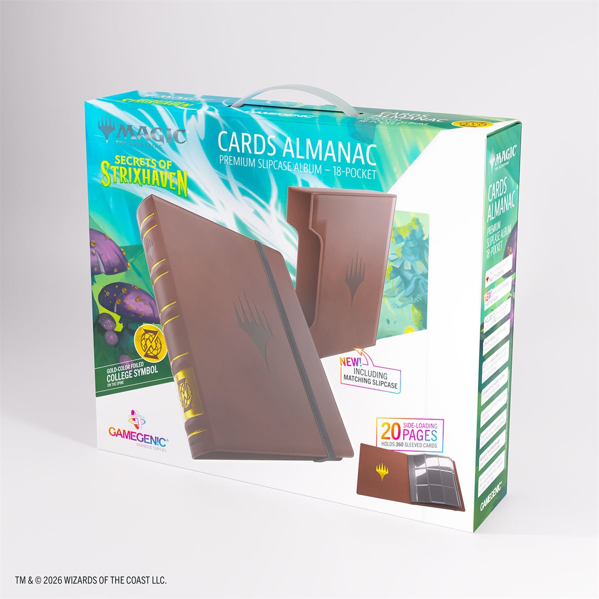 MTG Secrets Of Strixhaven: Slipcase Card Almanac 18 Pocket - Quandrix