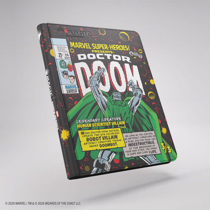MTG Marvel Super Heroes: Zip-Up Album 18 Pocket - Doctor Doom