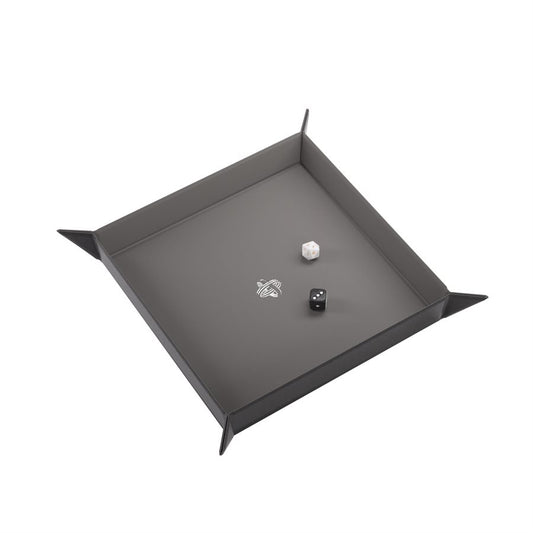 Gamegenic: Magnetic Dice Tray - Square Black/Gray