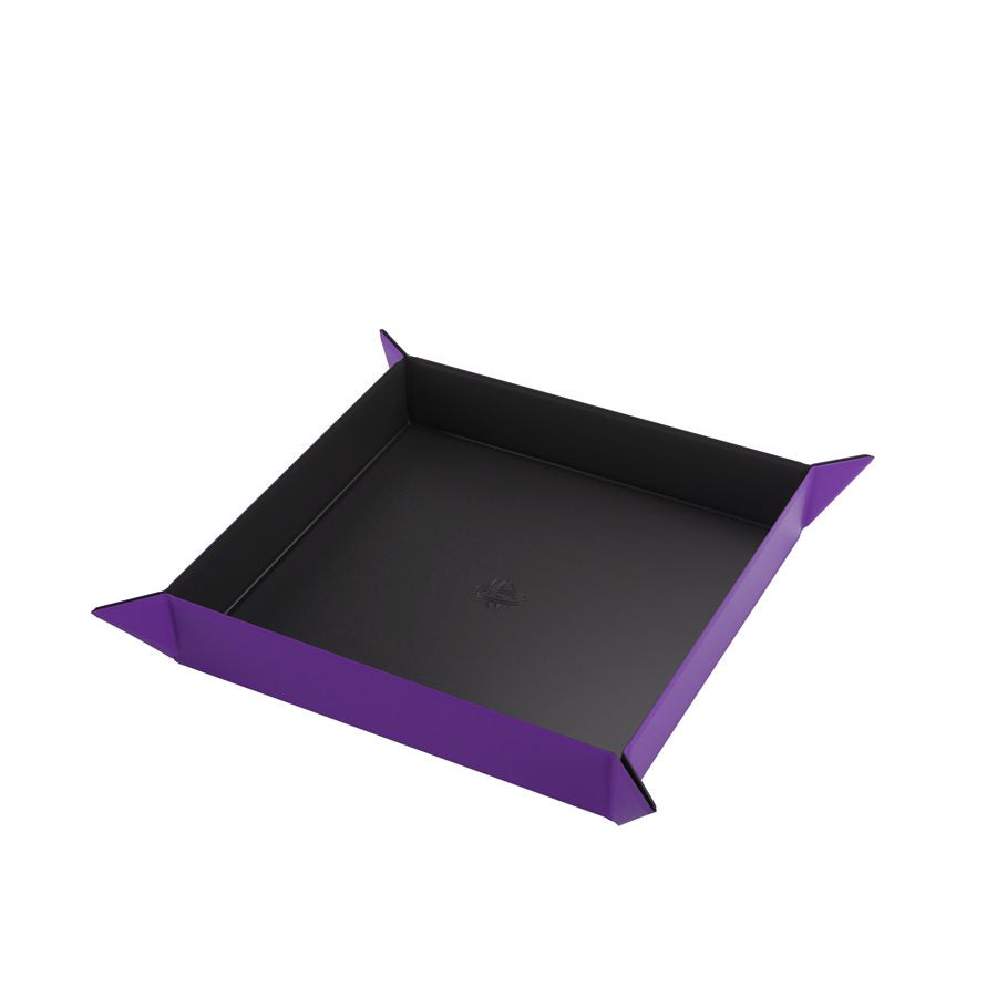 Gamegenic: Magnetic Dice Tray - Square Black/Purple