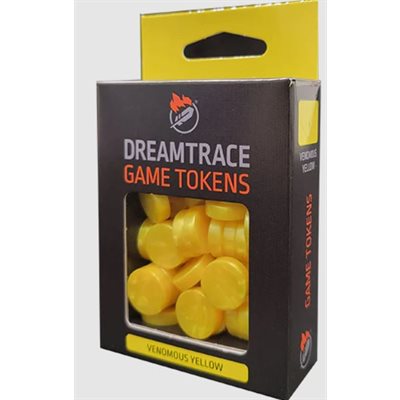 DreamTrace Gaming Tokens: 40 Count - Venomous Yellow