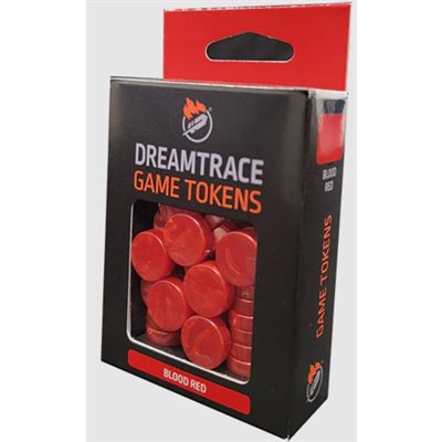DreamTrace Gaming Tokens: 40 Count - Blood Red