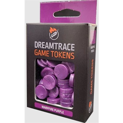 DreamTrace Gaming Tokens: 40 Count - Warpfire Purple