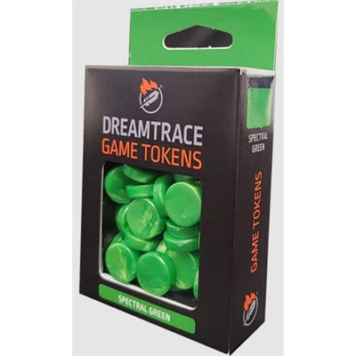 DreamTrace Gaming Tokens: 40 Count - Spectral Green