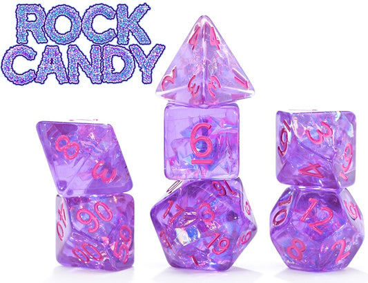 GKGD: 7 Piece 16mm Resin Dice Set - Rock Candy