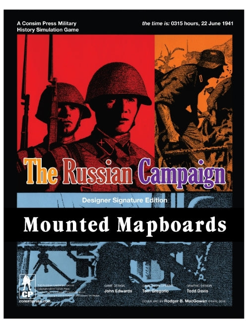 Russian Campaign: Deluxe 5th Edition - Mounted Map Boards