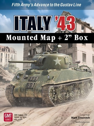 Italy '43: Mounted Map +2" Box