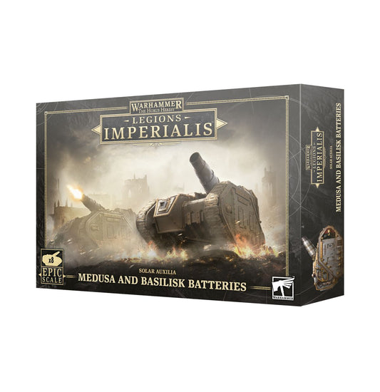 Warhammer The Horus Heresy: Legions Imperialis - Solar Auxilia Medusa And Basilisk Batteries