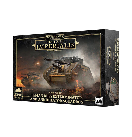 Warhammer The Horus Heresy: Legions Imperialis - Solar Auxilia Leman Russ Exterminator & Annihilator Squadron