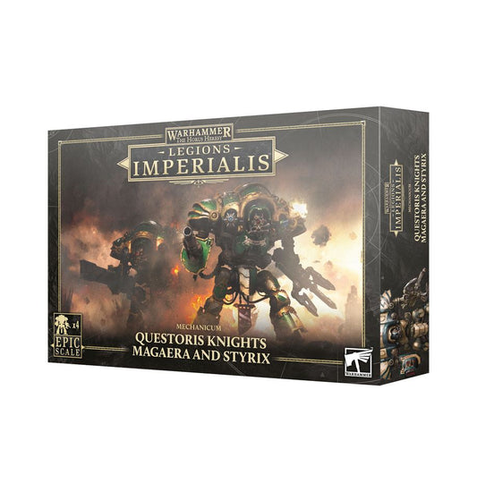 Warhammer The Horus Heresy: Legions Imperialis - Mechanicum Questoris Knights Magaera And Styrix