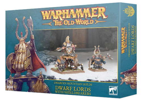 Warhammer The Old World: Dwarfen Mountain Holds – Dwarf Lords With Shieldbearers
