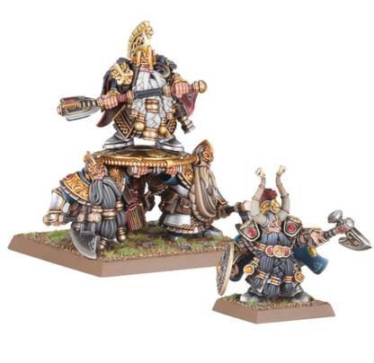 Warhammer The Old World: Dwarfen Mountain Holds – Dwarf Lords With Shieldbearers