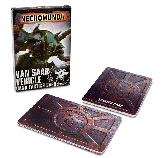 Necromunda: Van Saar Vehicle - Gang Tactics Cards