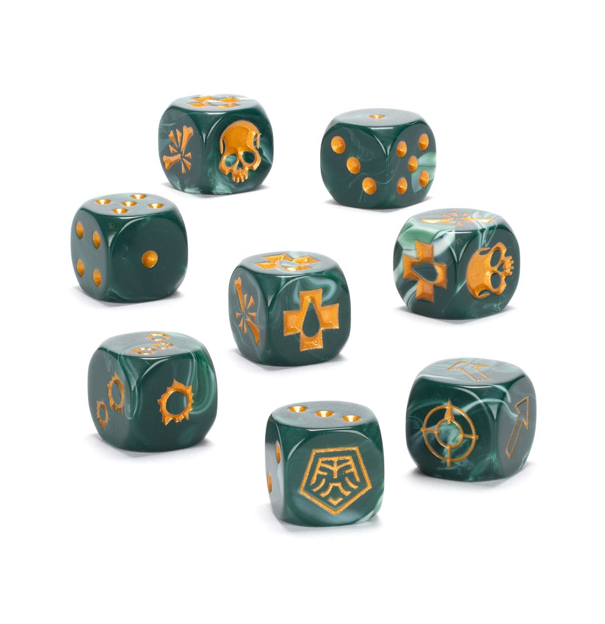 Necromunda: Halls Of The Ancients Gang Dice Set