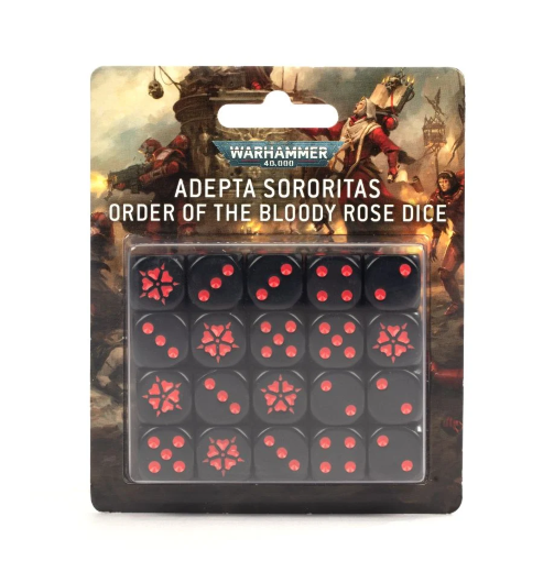 Warhammer 40,000: Adepta Sororitas - Order of The Bloody Rose Dice Set
