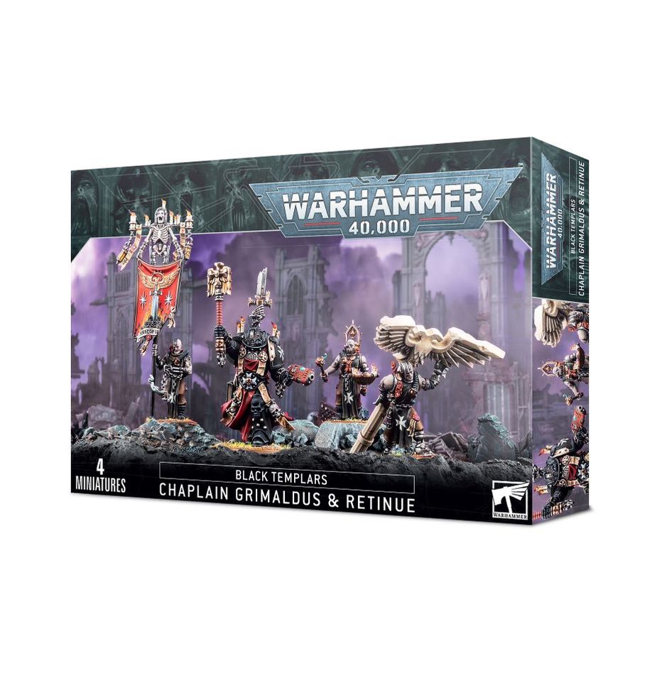 Warhammer 40,000: Black Templars - Chaplain Grimaldus & Retinue